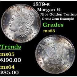 1879-s Morgan Dollar $1 Grades GEM Unc