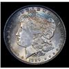 Image 2 : 1889-p Rainbow Toned Morgan Dollar $1 Grades Choice Unc