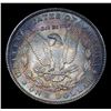 Image 3 : 1889-p Rainbow Toned Morgan Dollar $1 Grades Choice Unc