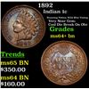 Image 1 : 1892 Indian Cent 1c Grades Choice+ Unc BN