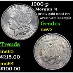 1900-p Morgan Dollar $1 Grades GEM Unc