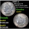 Image 1 : 1887-o Morgan Dollar $1 Grades Select+ Unc