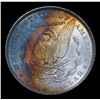 Image 3 : 1887-p Rainbow Toned Morgan Dollar $1 Grades Choice+ Unc