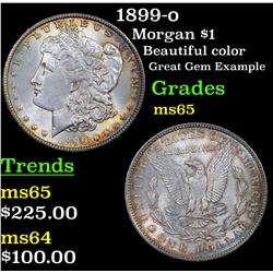 1899-o Morgan Dollar $1 Grades GEM Unc