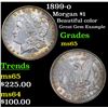 Image 1 : 1899-o Morgan Dollar $1 Grades GEM Unc