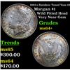 Image 1 : 1883-o Rainbow Toned Vam 23 Morgan Dollar $1 Grades Choice+ Unc