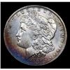 Image 2 : 1884-o Rainbow Toned Morgan Dollar $1 Grades Choice+ Unc