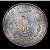 Image 3 : 1885-p Rainbow Toned Morgan Dollar $1 Grades Choice+ Unc