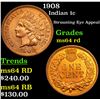 Image 1 : 1908 Indian Cent 1c Grades Choice Unc RD