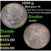Image 1 : 1898-p Morgan Dollar $1 Grades GEM Unc
