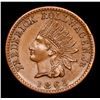 Image 2 : 1863 Indian NY Civil War Token 1c Grades Select+ Unc BN