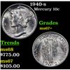 Image 1 : 1940-s Mercury Dime 10c Grades Gem++ Unc