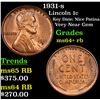 Image 1 : 1931-s Lincoln Cent 1c Grades Choice+ Unc RB