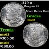 Image 1 : 1879-o Morgan Dollar $1 Grades Select Unc
