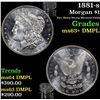 Image 1 : 1881-s Morgan Dollar $1 Grades Select Unc+ DMPL