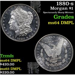1880-s Morgan Dollar $1 Grades Choice Unc DMPL