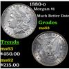 Image 1 : 1880-o Morgan Dollar $1 Grades Select Unc