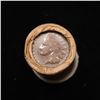 Image 3 : Mixed small cents 1c orig shotgun roll, 1919-d Wheat Cent, 1882 Indian Cent other end