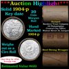 Image 1 : ***Auction Highlight*** Full solid Key date 1904-p Morgan silver dollar roll, 20 coins (fc)
