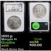 Image 1 : NGC 1891-p Morgan Dollar $1 Graded au53 By NGC
