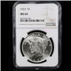 Image 2 : NGC 1923-p Peace Dollar $1 Graded ms64 By NGC