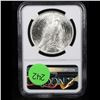 Image 3 : NGC 1923-p Peace Dollar $1 Graded ms64 By NGC