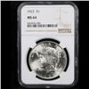 Image 2 : NGC 1923-p Peace Dollar $1 Graded ms64 By NGC