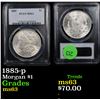 Image 1 : PCGS 1885-p Morgan Dollar $1 Graded ms63 By PCGS