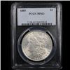 Image 2 : PCGS 1885-p Morgan Dollar $1 Graded ms63 By PCGS