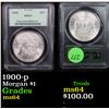 Image 1 : PCGS 1900-p Morgan Dollar $1 Graded ms64 By PCGS
