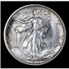 Image 2 : ***Auction Highlight*** 1917-p Walking Liberty Half Dollar 50c Graded Choice+ Unc By USCG (fc)