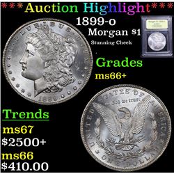 ***Auction Highlight*** 1899-o Morgan Dollar $1 Graded GEM++ Unc By USCG (fc)