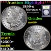 Image 1 : ***Auction Highlight*** 1899-o Morgan Dollar $1 Graded GEM++ Unc By USCG (fc)