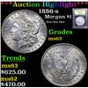 Image 1 : ***Auction Highlight*** 1886-s Morgan Dollar $1 Graded Select Unc By USCG (fc)