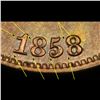 Image 6 : ***Auction Highlight*** 1858/1858 sl Flying Eagle Cent 1c Graded Choice+ Unc By USCG (fc)