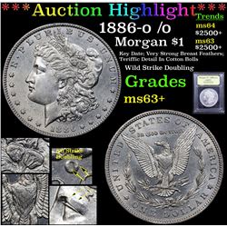 ***Auction Highlight*** 1886-o /o Morgan Dollar $1 Graded Select+ Unc By USCG (fc)