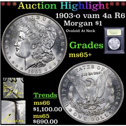 ***Auction Highlight*** 1903-o vam 4a R6 Morgan Dollar $1 Graded GEM+ Unc By USCG (fc)