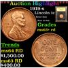 Image 1 : ***Auction Highlight*** 1919-s Lincoln Cent 1c Graded Select+ Unc RD By USCG (fc)