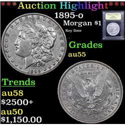 ***Auction Highlight*** 1895-o Morgan Dollar $1 Graded Choice AU By USCG (fc)