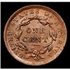 Image 3 : ***Auction Highlight*** 1839 Silly Head Coronet Head Large Cent 1c Graded Choice Unc BN By USCG (fc)