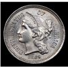 Image 2 : ***Auction Highlight*** 1869 Three Cent Copper Nickel 3cn Graded GEM+ Unc By USCG (fc)