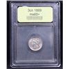 Image 4 : ***Auction Highlight*** 1869 Three Cent Copper Nickel 3cn Graded GEM+ Unc By USCG (fc)