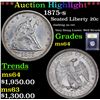 Image 1 : ***Auction Highlight*** 1875-s Twenty Cent Piece 20c Graded Choice Unc By USCG (fc)