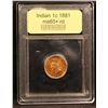 Image 4 : ***Auction Highlight*** 1881 Indian Cent 1c Graded Gem+ Unc RD By USCG (fc)