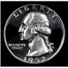 Image 2 : ***Auction Highlight*** 1952 Washington Quarter 25c Graded GEM++ Proof Cameo By USCG (fc)