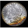 Image 2 : ***Auction Highlight*** 1884-o Rainbow Toned Morgan Dollar $1 Graded GEM+ Unc By USCG (fc)
