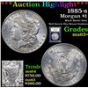 Image 1 : ***Auction Highlight*** 1885-s Morgan Dollar $1 Graded Select+ Unc By USCG (fc)