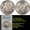Image 7 : *Highlight Of Entire Auction* 1893-s Morgan Dollar $1 Graded Choice AU/BU Slider+ By USCG (fc)