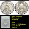 Image 7 : ***Auction Highlight*** 1864-s Seated Liberty Dime 10c Graded GEM+ Unc By USCG (fc)