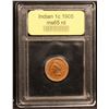 Image 4 : ***Auction Highlight*** 1905 Indian Cent 1c Graded GEM Unc RD By USCG (fc)